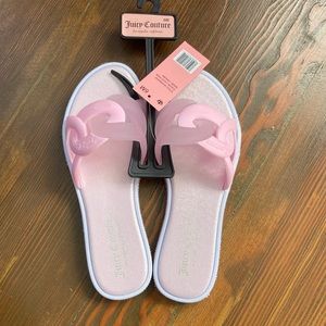 Juicy couture pink sandals